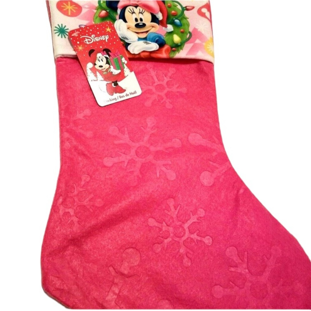 Disney Officially Licensed Minnie Mouse Pink Stocking